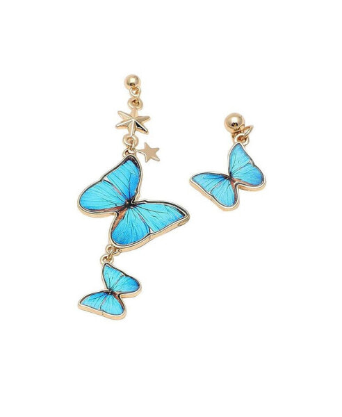 Women's Butterfly Drop Earrings