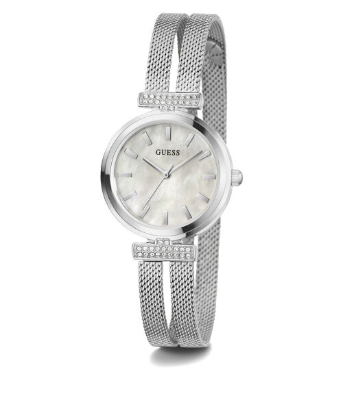 Guess Damen Armbanduhr Array silber 28 mm GW0471L1