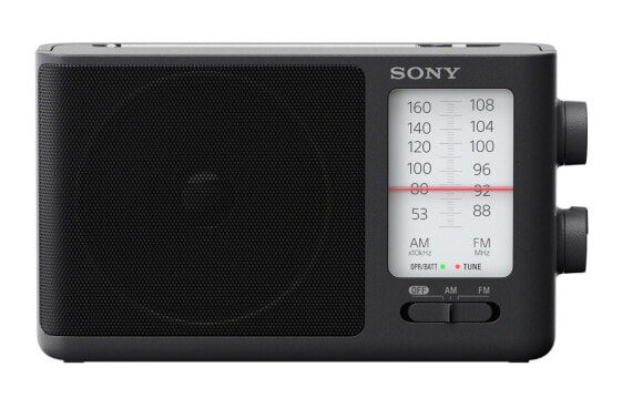 Sony ICF506 - Portable - AM,FM - Black - Rotary - 110 h - AA