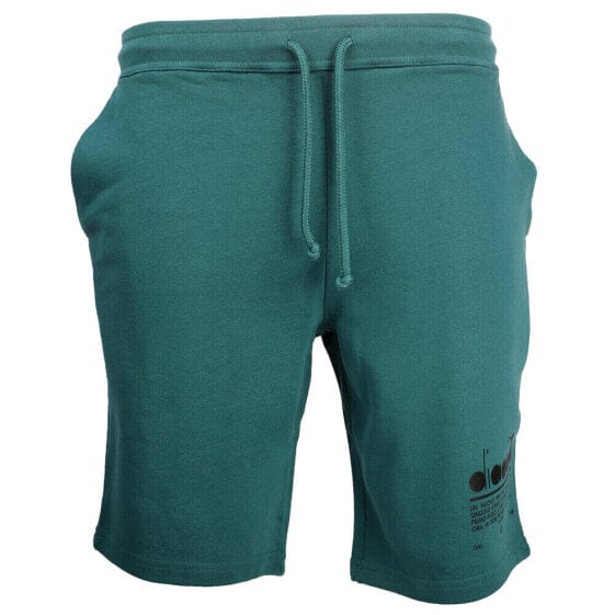 Diadora Bermuda Manifesto Shorts Mens Green Casual Athletic Bottoms 179479-60108