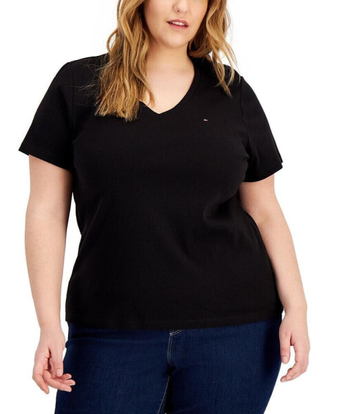 Plus Size V-Neck T-Shirt