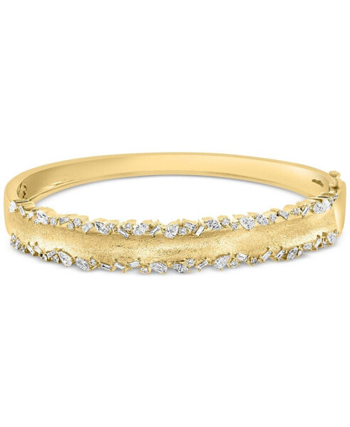 EFFY® Diamond Multi-Cut Bangle Bracelet (1-1/5 ct. t.w.) in 14k Gold
