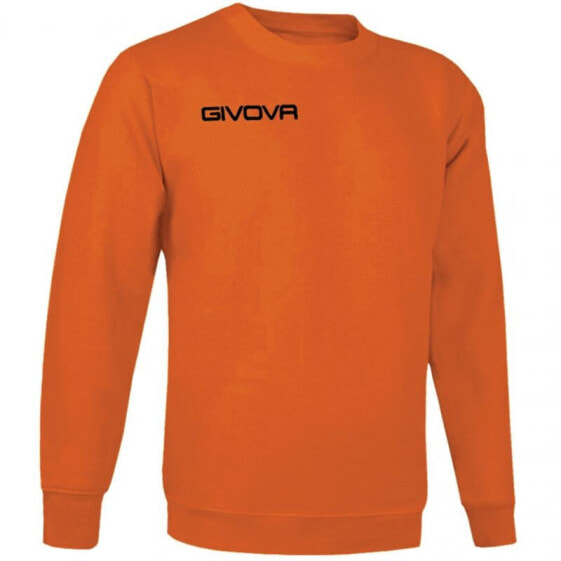 Мужской свитшот спортивный оранжевый Givova Maglia One M MA019 0001 sweatshirt