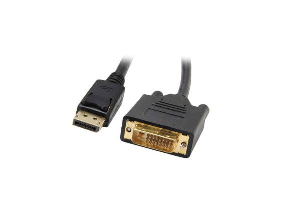 Kaybles DP-DVI-3FT 3 ft. DisplayPort to DVI Cable, Display Port (DP) to DVI-D Ma