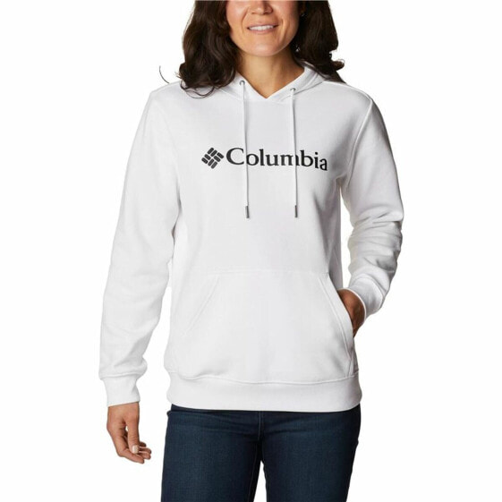 Толстовка спортивная женская Columbia Logo Белая