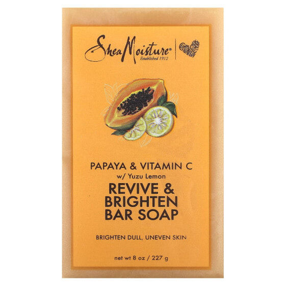 Revive & Brighten Bar Soap, Papaya & Vitamin C, 8 oz (227 g)