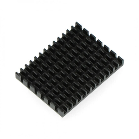 Heatsink 40x30x5mm for Raspberry Pi 4 with thermoconductive tape - black