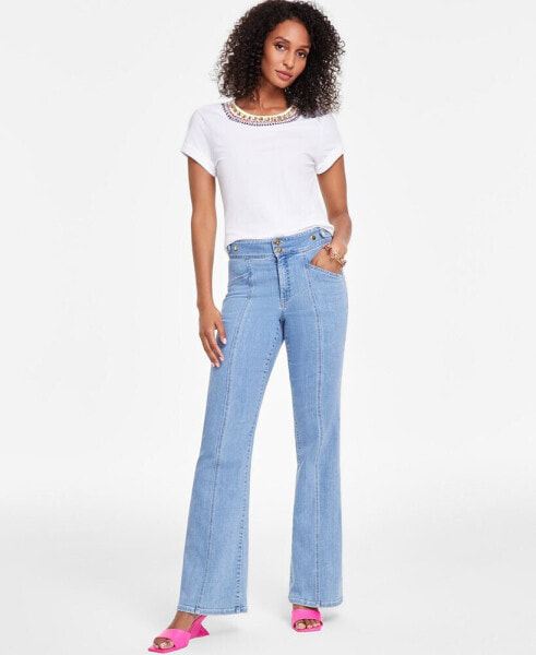 Women's High-Rise Flared Jeans, Created for Macy's