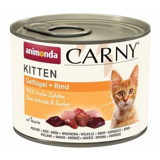 ANIMONDA Carny Kitten Poultry Beef 200g Wet Cat Food