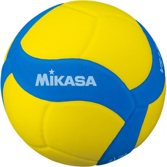 Волейбольный мяч Mikasa VS220W-Y-BL из жёлтого и синего цвета