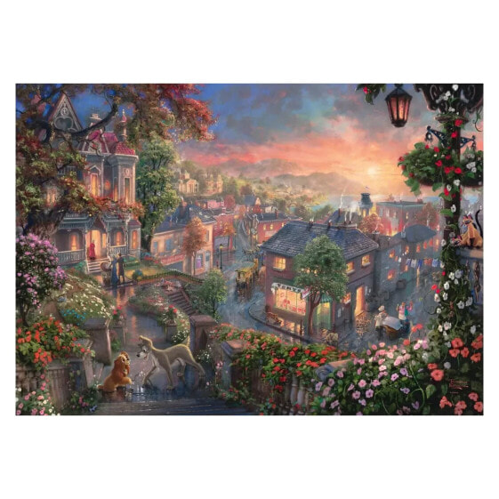 Puzzle Die Dame und der Landstreicher