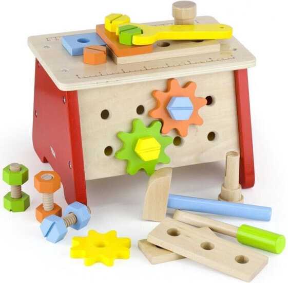 Игровой набор Viga Workshop and tool box 2 in 1 Classic Toys (Классические игрушки)