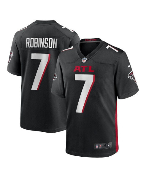 Men's Bijan Robinson Black Atlanta Falcons 2023 NFL Draft First Round Pick Game Jersey