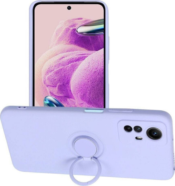 OEM Futerał SILICONE RING do XIAOMI Redmi Note 12S fioletowy