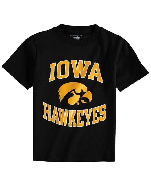 Футболка для малышей Champion Черная Iowa Hawkeyes