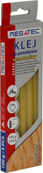 Wkłady klejowe Megatec do drewna 11 mm x 200 mm żółte 5 szt. 0.1 kg Termik (BN1724 220 DR)