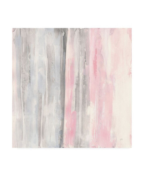 Chris Paschke Whitewashed Blush I Pink Gray Canvas Art - 36.5" x 48"