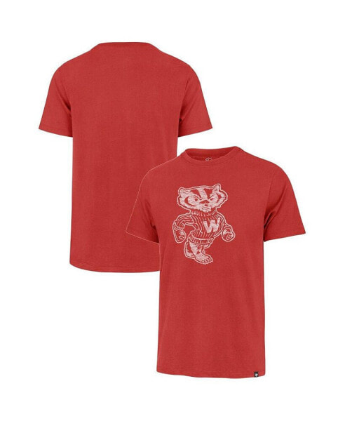 Men's '47 Red Wisconsin Badgers Premier Franklin T-shirt