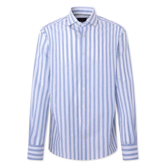 HACKETT Mel Bold Stripe long sleeve shirt