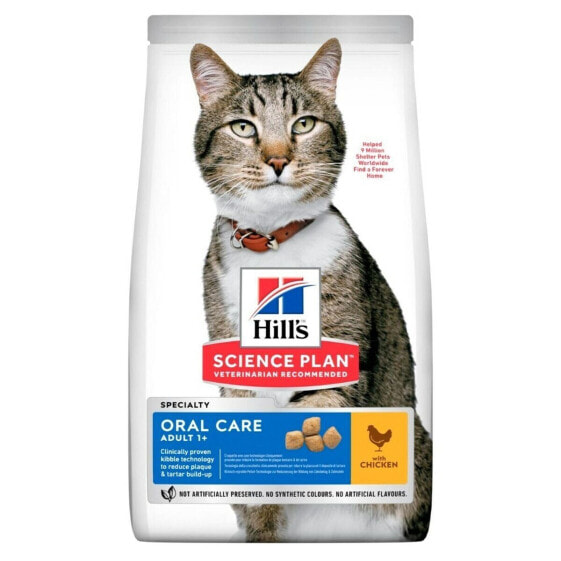Сухой корм для кошек Hill's SP Adult Oral Care Курица 1,5 кг Взрослые