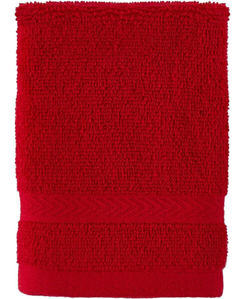 Modern American Solid Cotton Washcloth, 13" x 13"