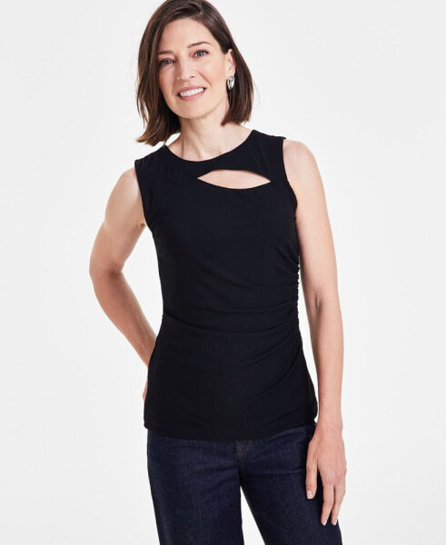 Women's Mesh Cut-Out Top, Created for Macy's