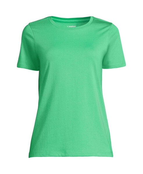 Petite Relaxed Supima Cotton Short Sleeve Crewneck T-Shirt