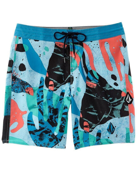 Volcom Knife Aquatic Stoney Swim Trunk Men's Blue 31