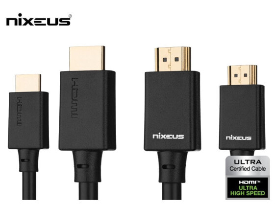 Аксессуар HDMI Nixeus (2-Pack) Ultra High Speed (10 футов) - сертифицированный HDMI 2.1