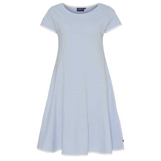 SEA RANCH Dot Short Sleeve Long Dress