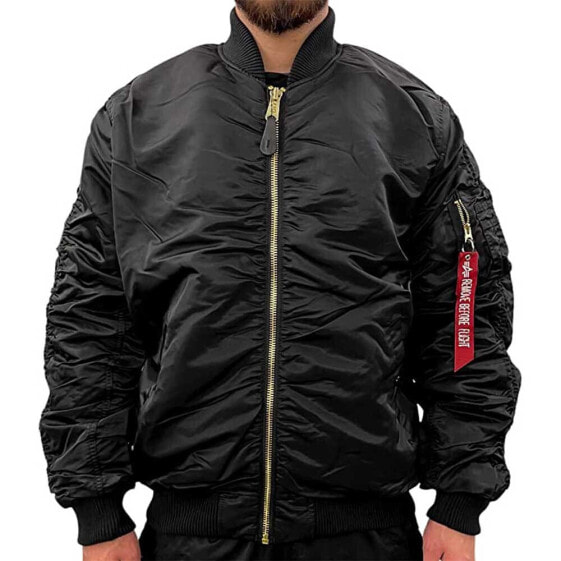 Куртка с утеплителем ALPHA INDUSTRIES Ma-1 Os Puckered