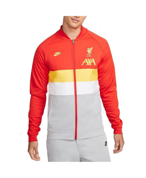 Men's Red Liverpool I96 Anthem Raglan Full-Zip Jacket