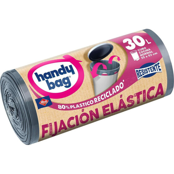 Мешки для мусора удобные Albal Handy Bag Fijacion Elastica 30 L (15 штук)