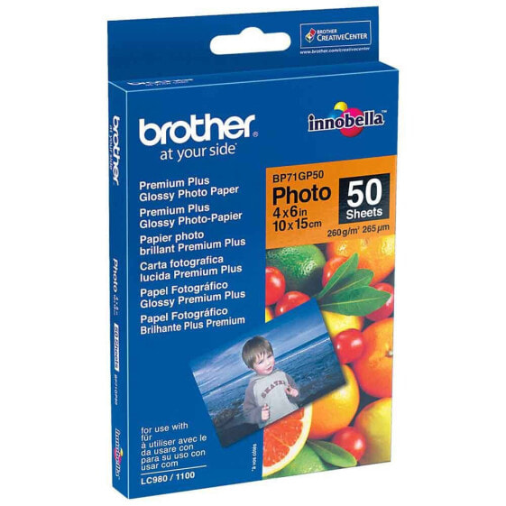 BROTHER BP71GP50 Premium Glossy Photo Paper