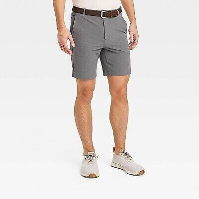 Men's Golf Shorts 8" - All In Motion Heathered Gray 36