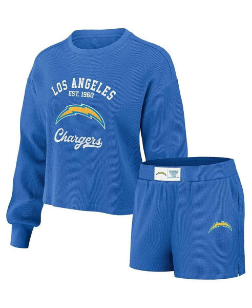 Пижама WEAR by Erin Andrews Los Angeles Chargers Blue