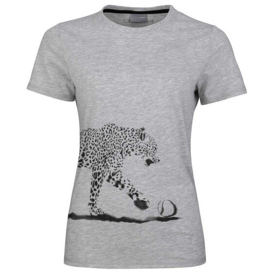 HEAD RACKET Leopard short sleeve T-shirt