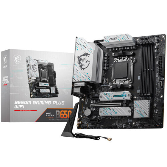 MSI Pro B650M Gaming Plus WiFi, Sockel AM5, AMD B650M, Micro-ATX - DDR5