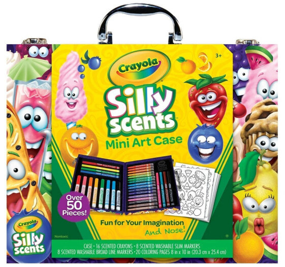 Crayola Silly Scents Mini Kit Набор ароматизированных карандашей и фломастеров