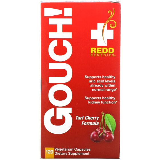 Витаминный комплекс Redd Remedies Gouch! с черри и кверцетином, 120 веганских капсул