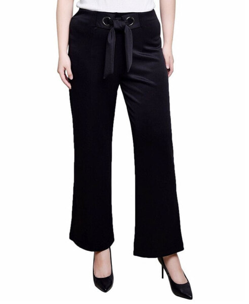 Wide Leg Grommet Pants