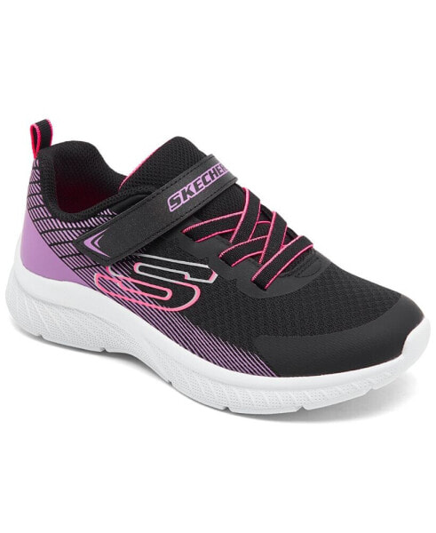 Little Girls Microspec Plus - Sprint Speed Fastening Strap Casual Sneakers from Finish Line