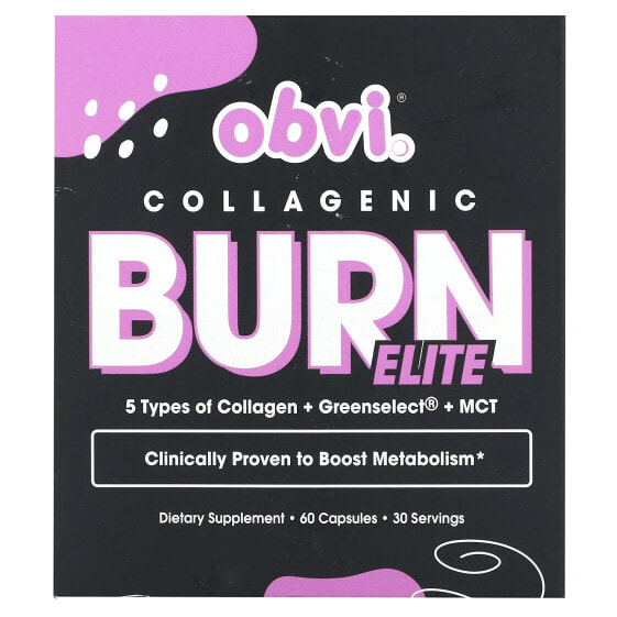 Витаминно-минеральный комплекс OBVI Collagenic Burn Elite, 60 капсул