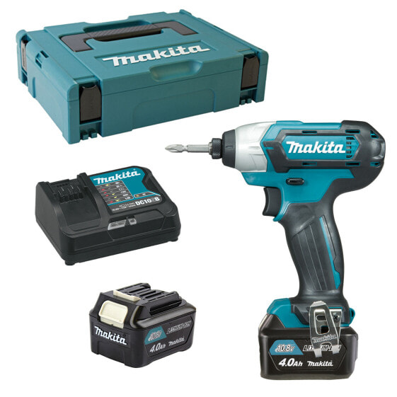 Makita Akku-Schlagschrauber TD110DSMJ 10.8V 2x 4.0 Ah Akkus + Lader im MAKPAC