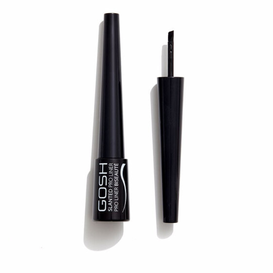 Gosh  Liquid Eyeliner Slanted Pro Liner No.001 Intense Black Жидкая подводка для глаз