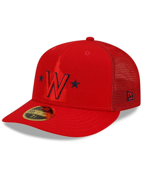 Men's Red Washington Nationals 2022 Batting Practice Low Profile 59FIFTY Fitted Hat