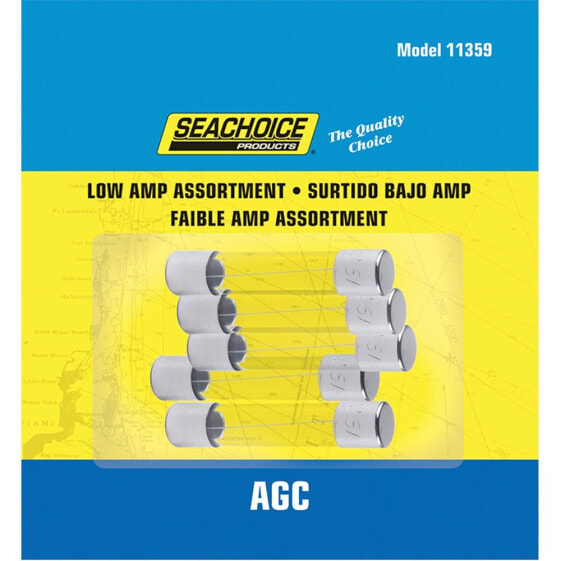 SEACHOICE AGC Low Amperage Glass Fuses Kit