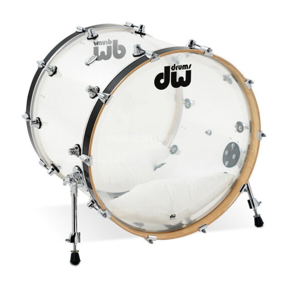 DW Design Acryl Bassdrum 22"x18" Clear