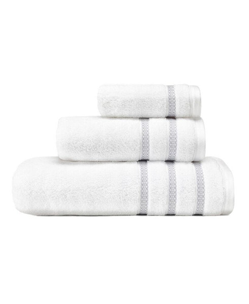 Textured Trellis 3-Pc. Towel Set