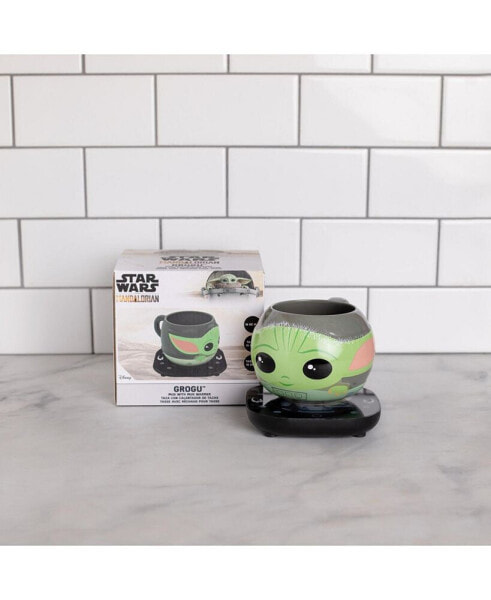 Star Wars Mug Warmer with Baby Yoda Molded Mug – Keeps Your Favorite Beverage Warm - Auto Shut On/Off